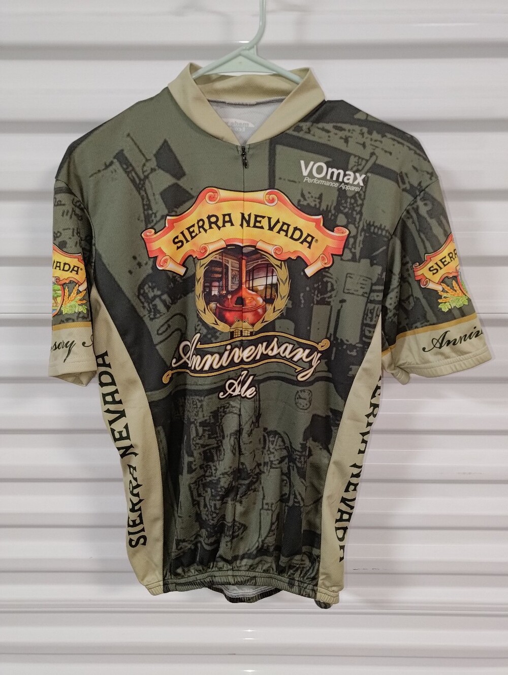 VOmax Sierra Nevada Anniversary Cyclist Full Zipper Short Sleeve Cycling Jersey